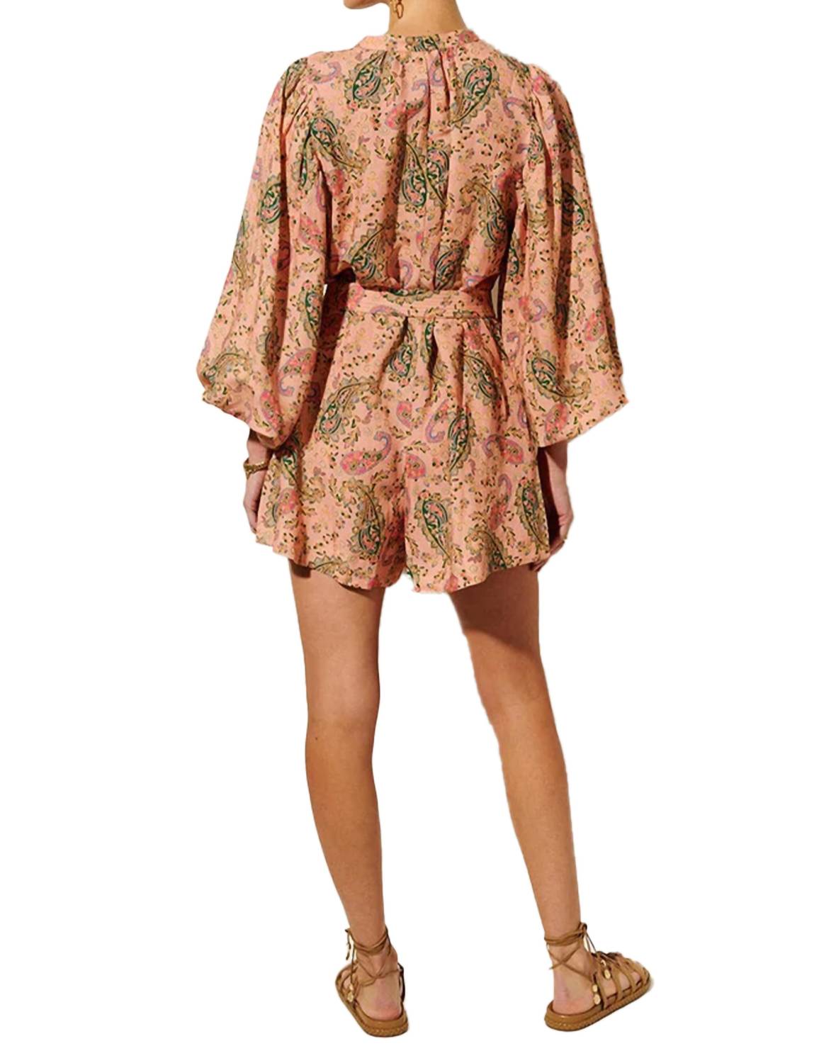 Kivari - Isha Playsuit Romper With Belt