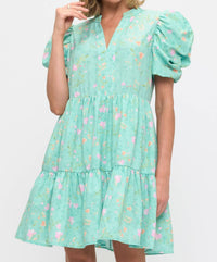 Beeson River - Floral Baby Doll Mini Dress