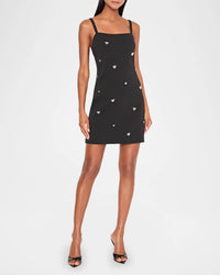 Milly - Colette Heart Applique Mini Dress