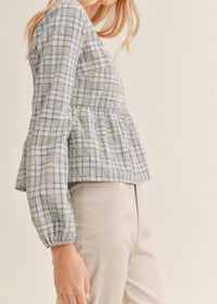 Making Memories Plaid Top