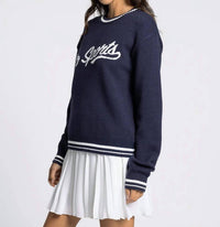 Thread & Supply Go Sports Sweater in navy - women's sweater - view 4
