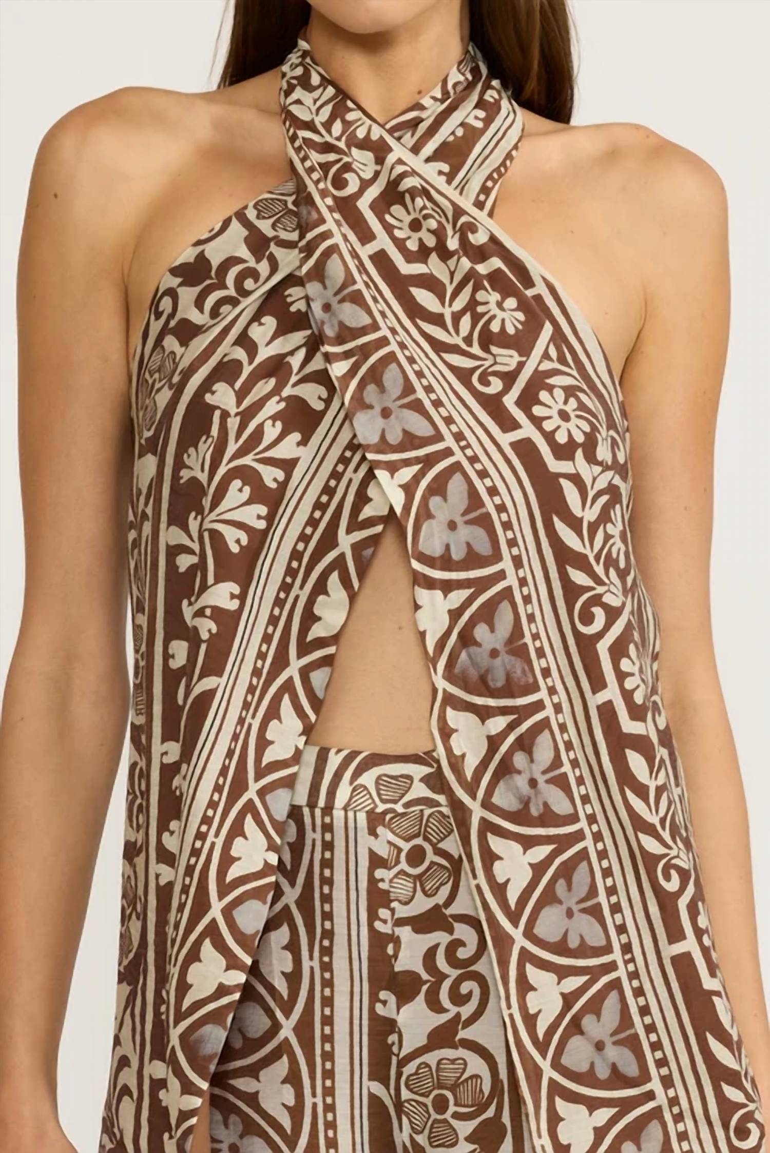 Lucy Paris - Teala Wrapover Top