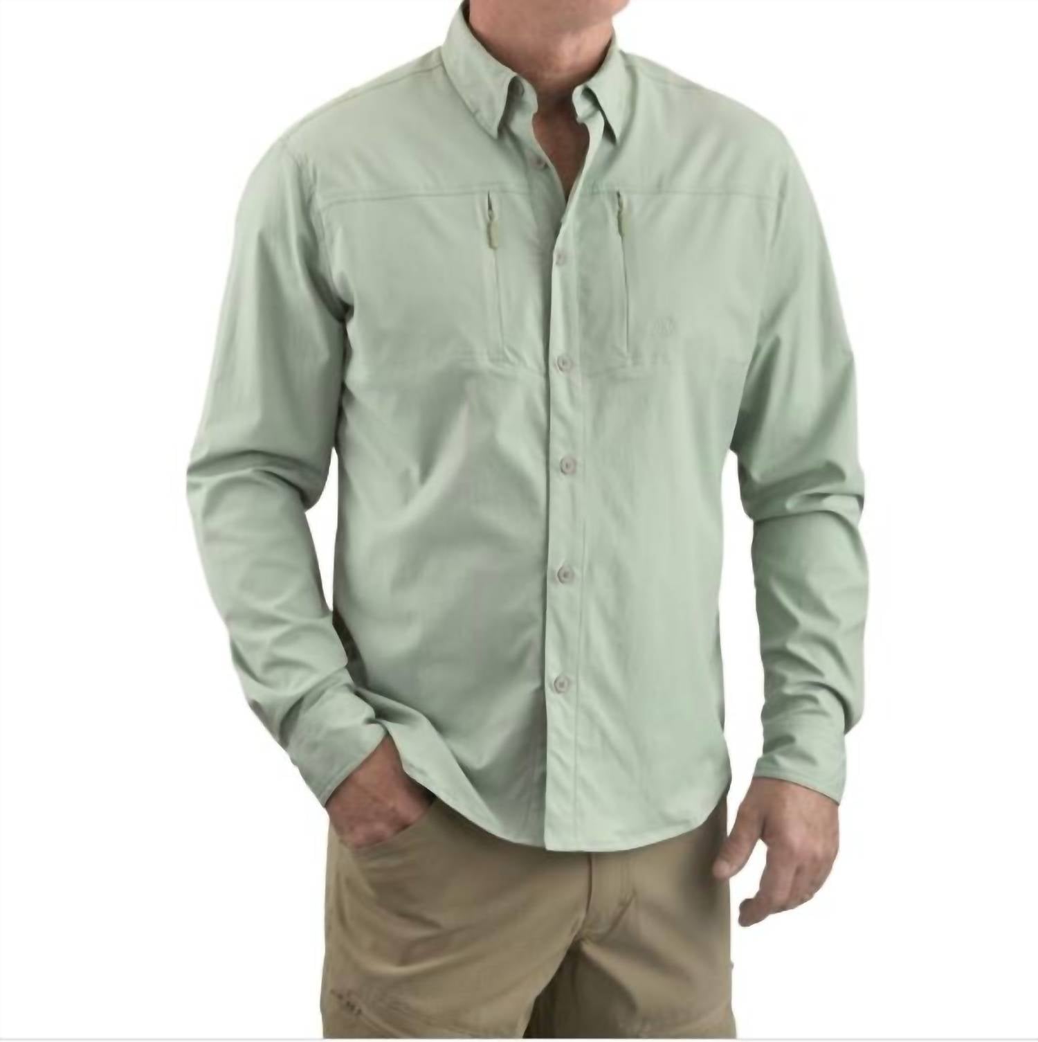 Dakota Grizzly Boone Long Sleeve Shirt in palm - men's shirt