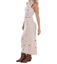 Le Lis - Simply Stated Sweater Midi Skirt Set