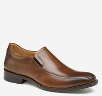 JOHNSTON & MURPHY Men's Lewis Venetian Dress Shoes in tan full grain - men's loafer