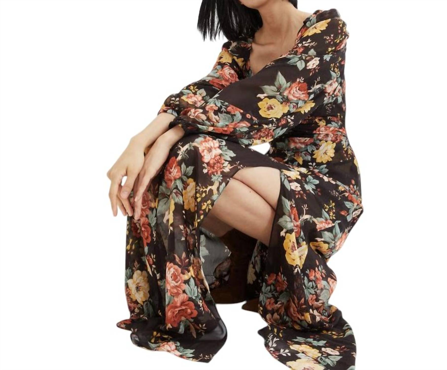 Veronica Beard - Avani Floral Printed Silk Maxi Dress