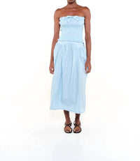 The Lulo Project - Penny Smocked Poplin Top