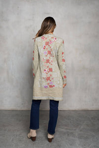 Paparazzi - Embroidered Double Face Knit Jacket
