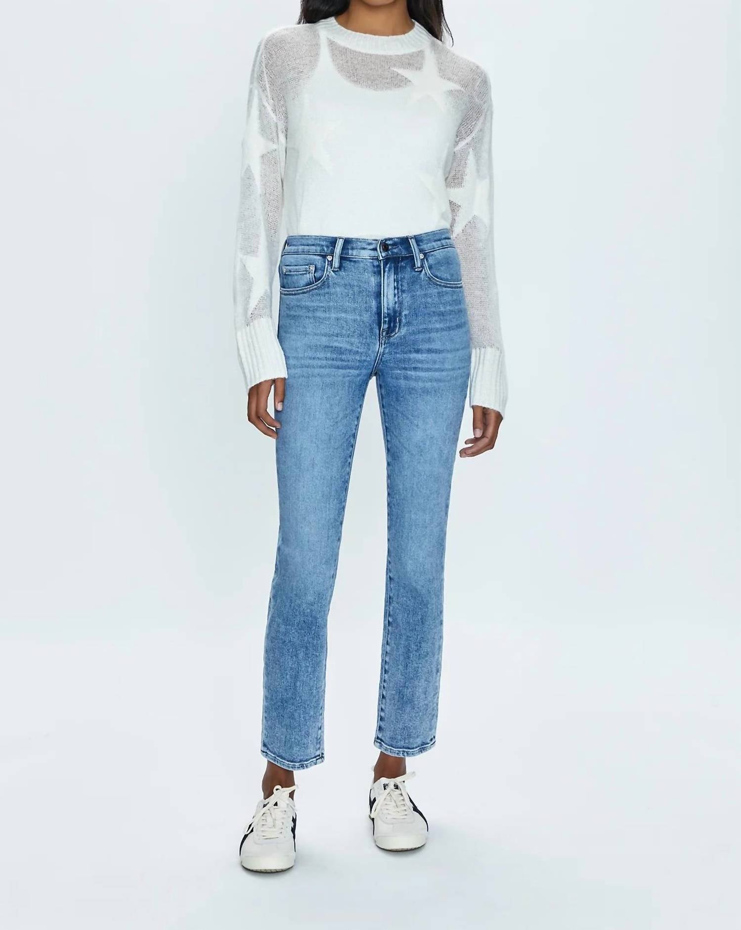 PISTOLA Madi High Rise Modern Slim Jeans in silver lake - women's jeans