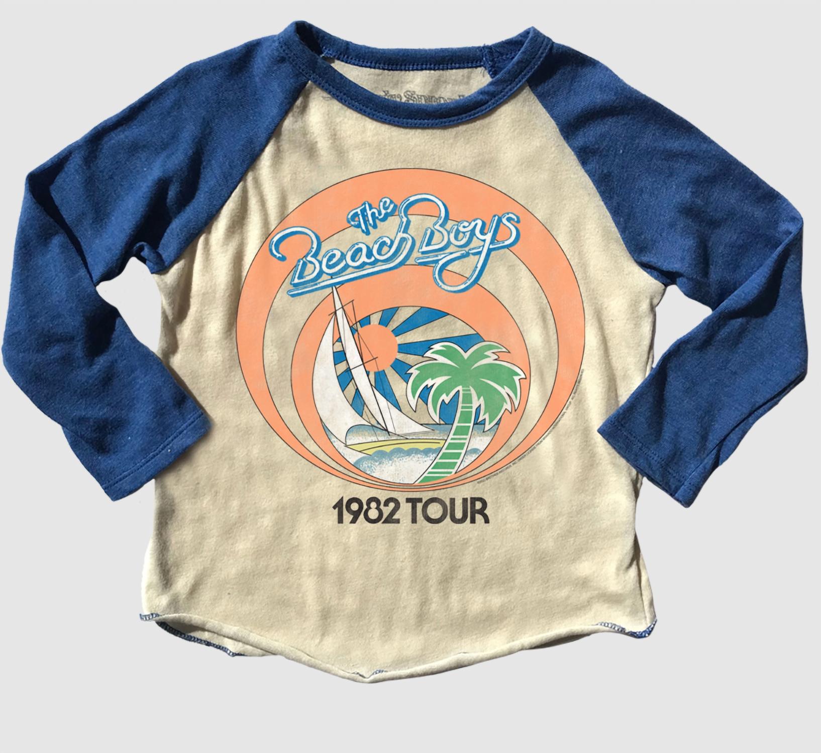 Rowdy Sprout - Kid's Beach Boys Raglan Tee