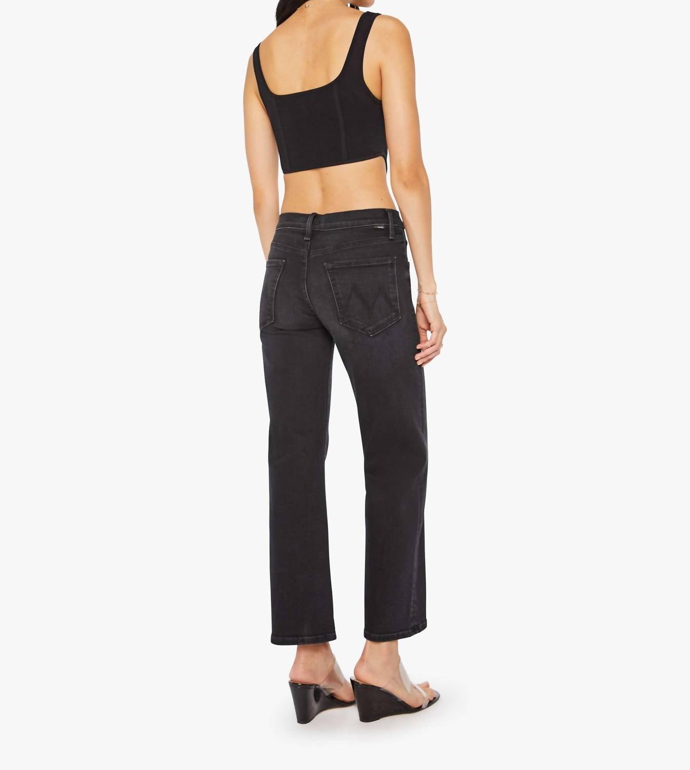 Mother - Women's Mid Rise Rambler Zip Flood Jeans