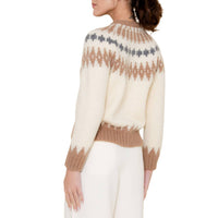 Fore Collection - Christmas Holiday Ski Pattern Knitted Cardigan