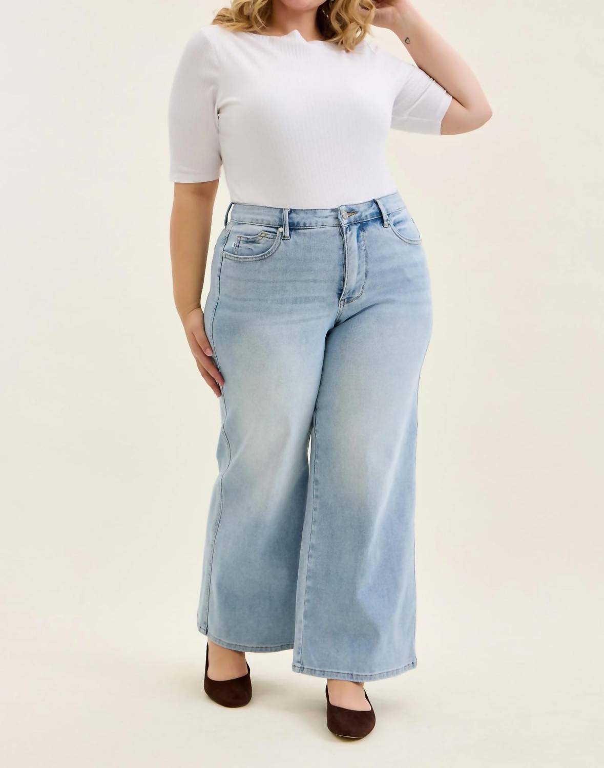 Judy Blue - Tummy Control Retro With Curvy Coin Pocket Jeans - Petite