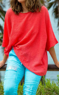 Gigi Moda - Rina Waffle Cotton Top