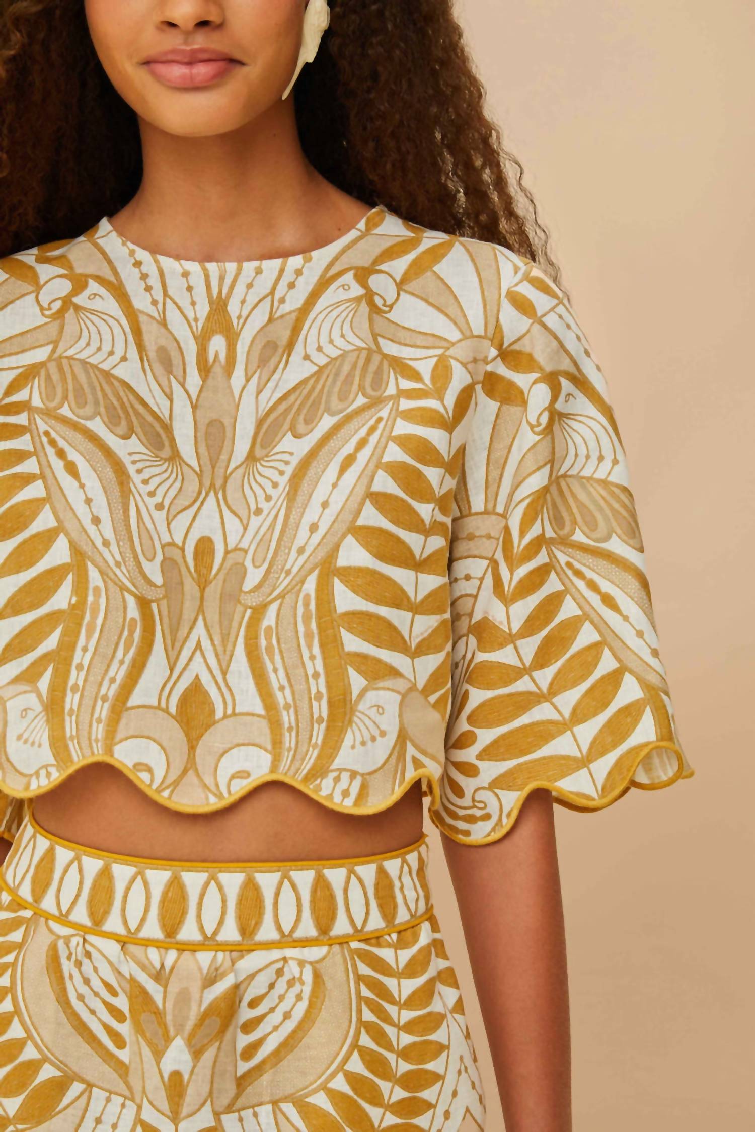 Farm Rio - Lace Nature Top