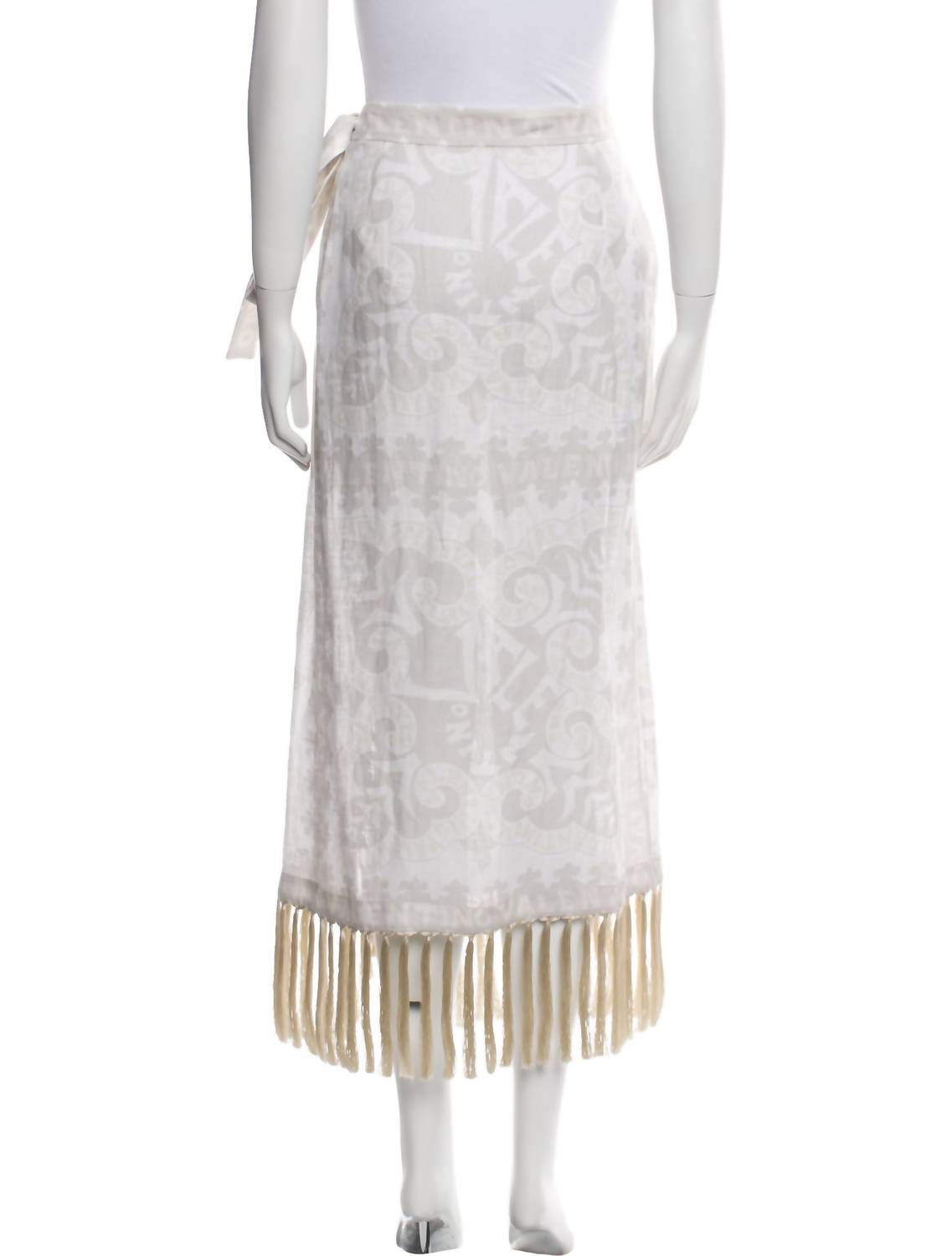 Valentino - Women's Linen Knee-length Skirt