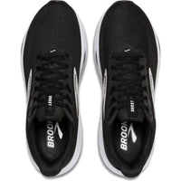 BROOKS Men's Ghost 17 Running Shoes in black grey white 5 - men's shoe - view 4