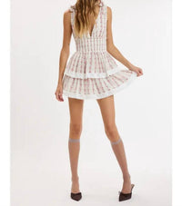 Stm - Floral Layered Mini Dress