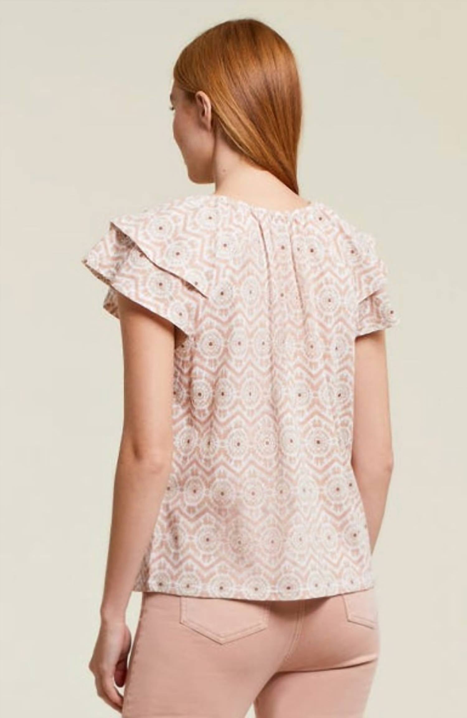 Tribal - Frilled Peasant Blouse