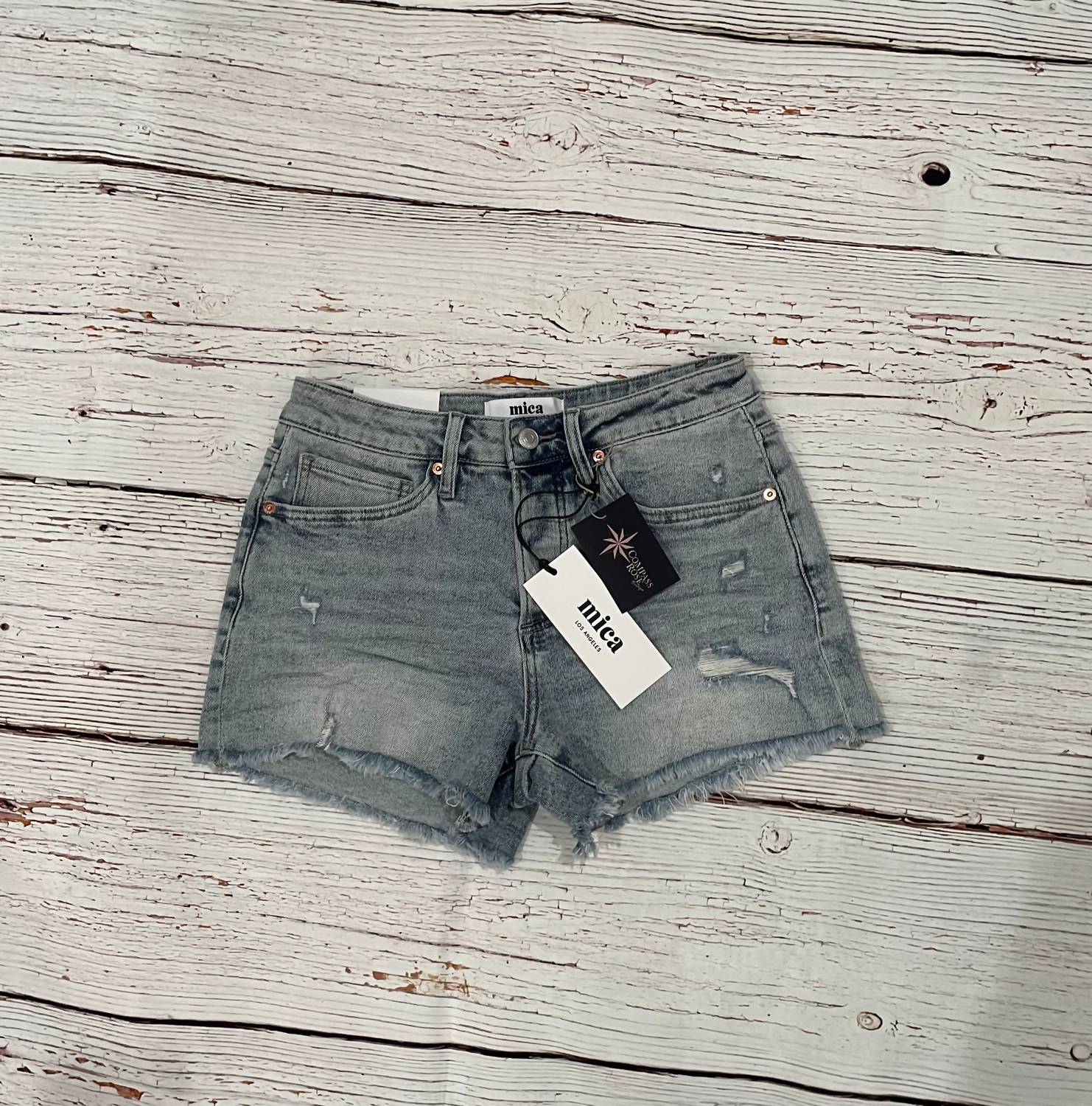 Mica Denim - Women's High Rise Shorts