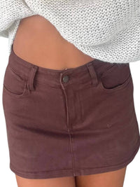 Just Usa - Classic Mini Denim Skort