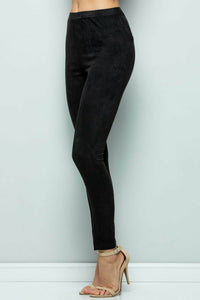 See And Be Seen - Faux Suede Leggings