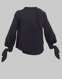 The Sei - Long Sleeve Bow Shirt