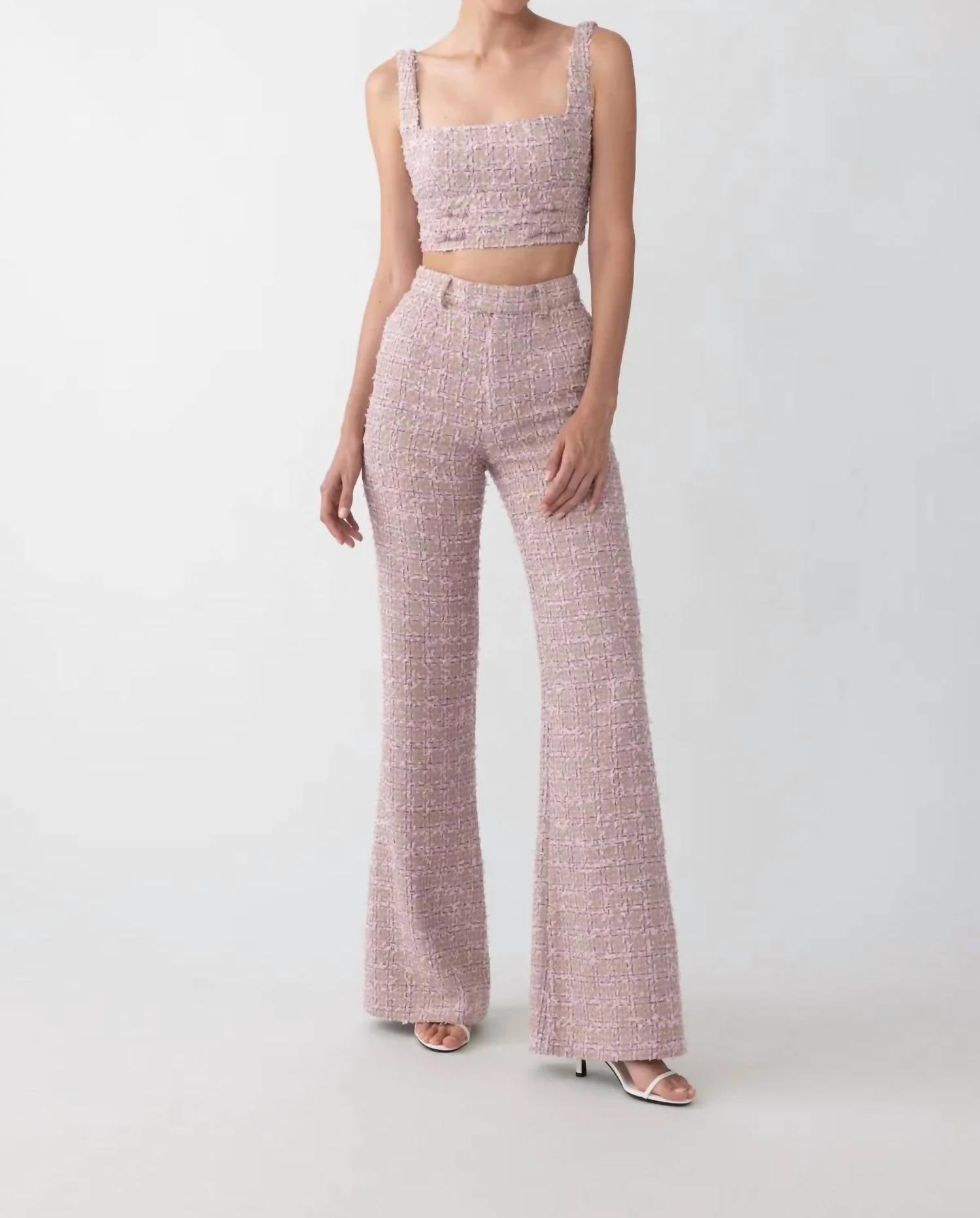 Sau Lee - Asha Tweed Pants