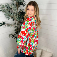 Jess Lea - Looking Fine Long Sleeve Button Up Top