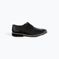 STEVE MADDEN Men's Monroe Oxford in black - men's shoe - detail view