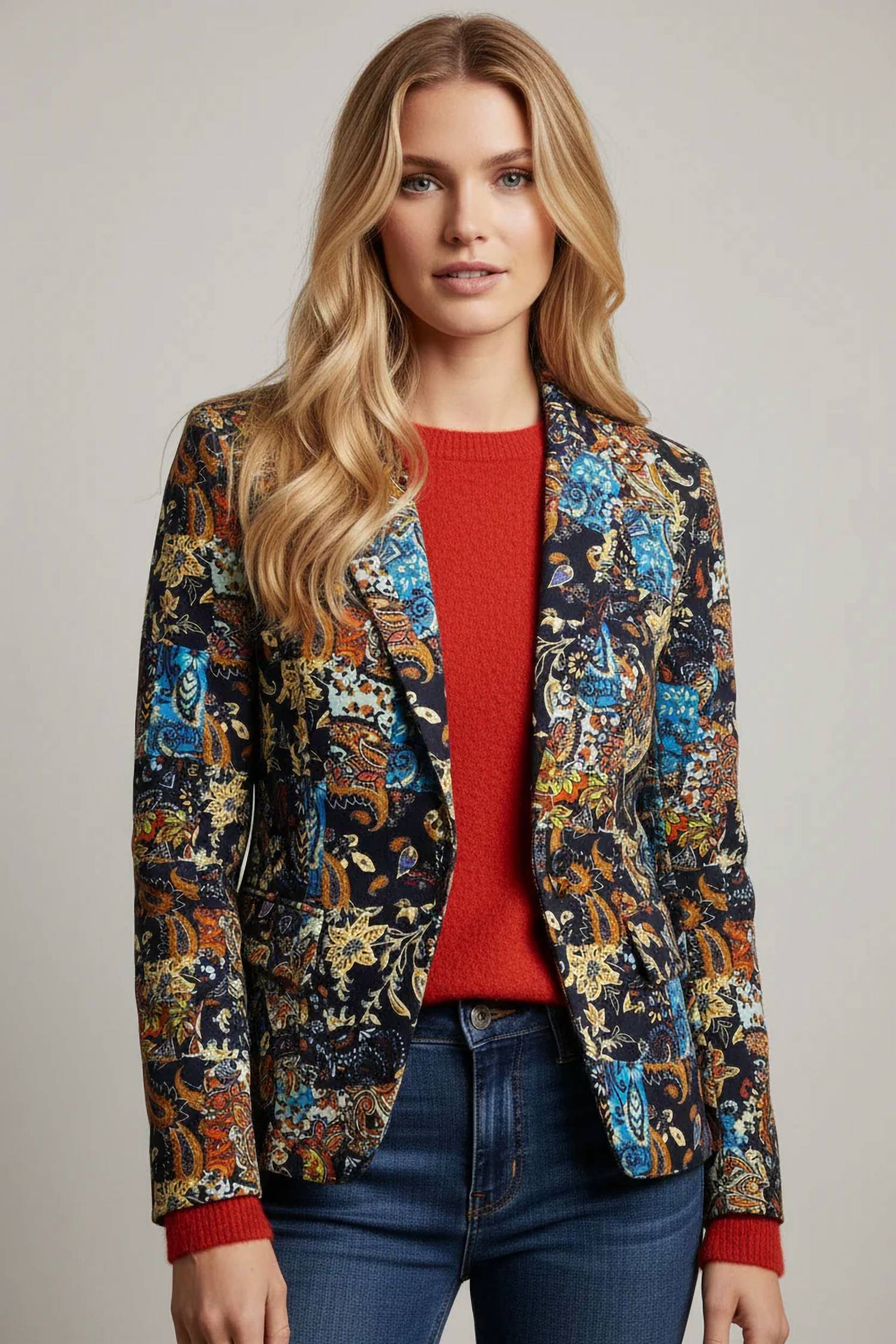 Oolala - Etro Double Breasted Blazer Jacket