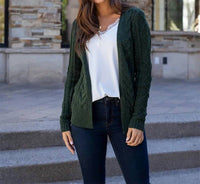 Grace And Lace - Belted Cable Cardigan