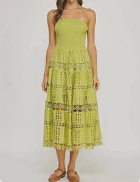 Strut & Bolt - Lena Eyelet Midi Dress