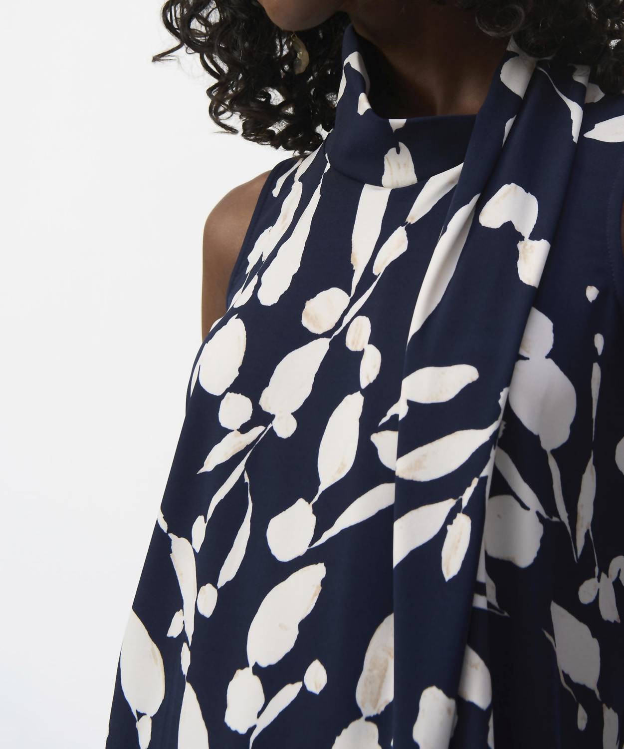 Joseph Ribkoff - Chic Abstract Sleeveless Top