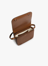 WANDLER Women's Oscar Medium Trunk Bag in saddle leather - women's bag - alternate view