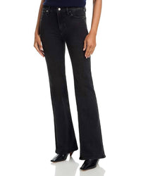 FRAME Icon High Rise Flare Jeans in meteor - women's jeans