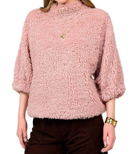 Ivy Jane - Shaggy Fur Popover Top