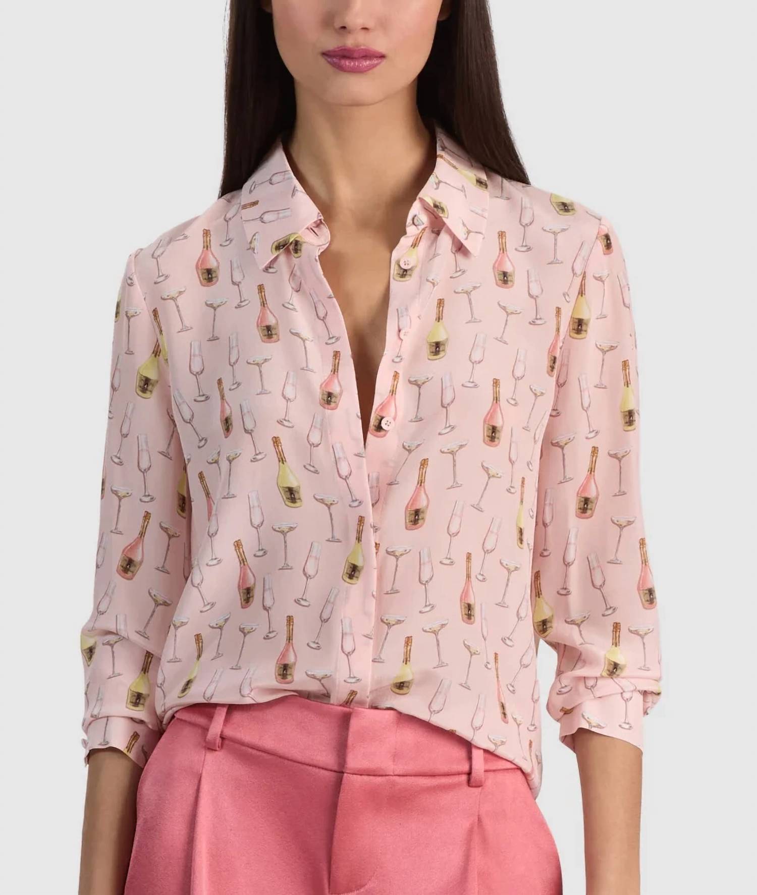 Alice + Olivia - Willa Silk Blouse
