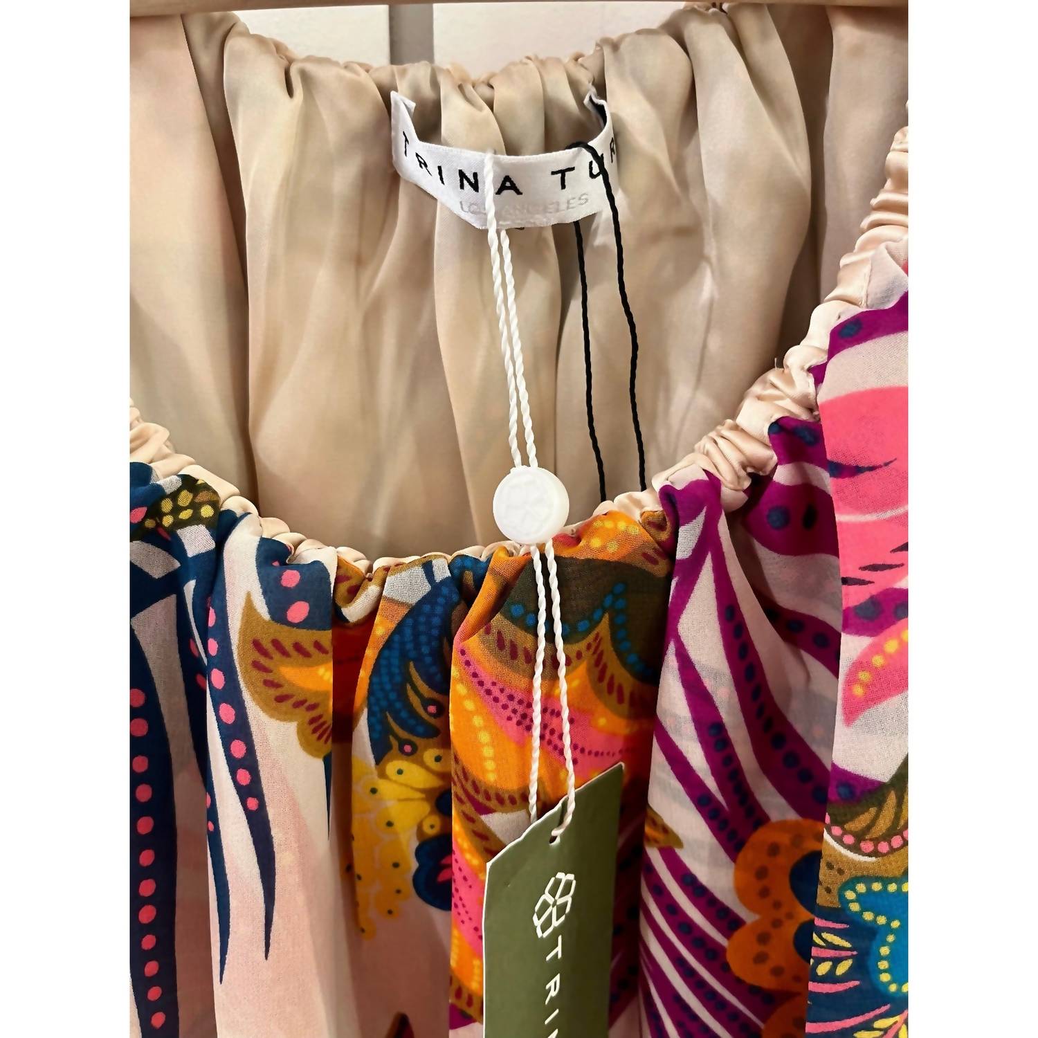 Trina Turk - Floral Printed Off-shoulder Top