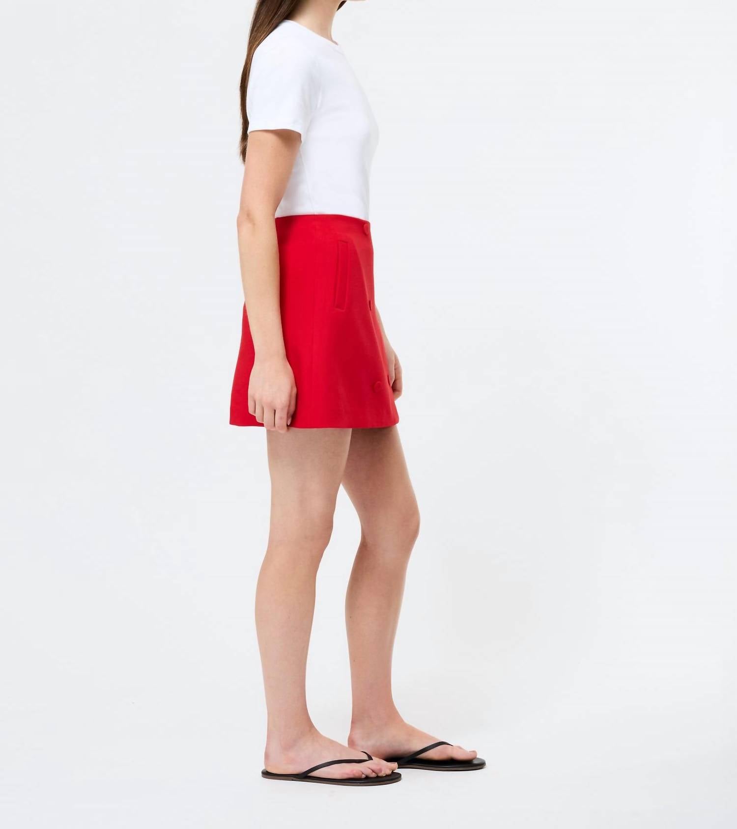 French Connection - Azra Double Breasted Mini Skirt