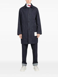 Salvatore Ferragamo - Denim Buttoned Coat
