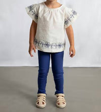 Mayoral - Embroidered Tee And Leggings Set