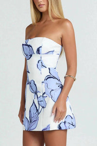 Mccolin - Strapless Mini Dress
