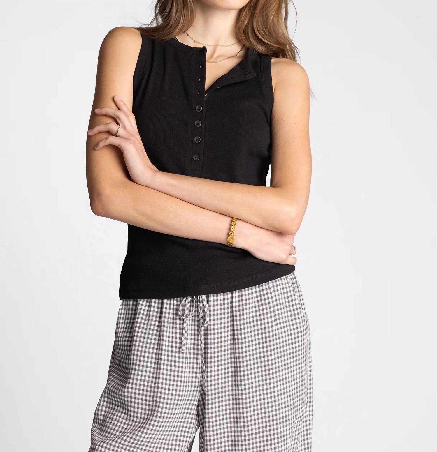 Thread & Supply - Button Front Elowen Tank Top