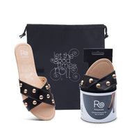 Rollasole - Women's Show Stopper Stud Criss Cross Sandals