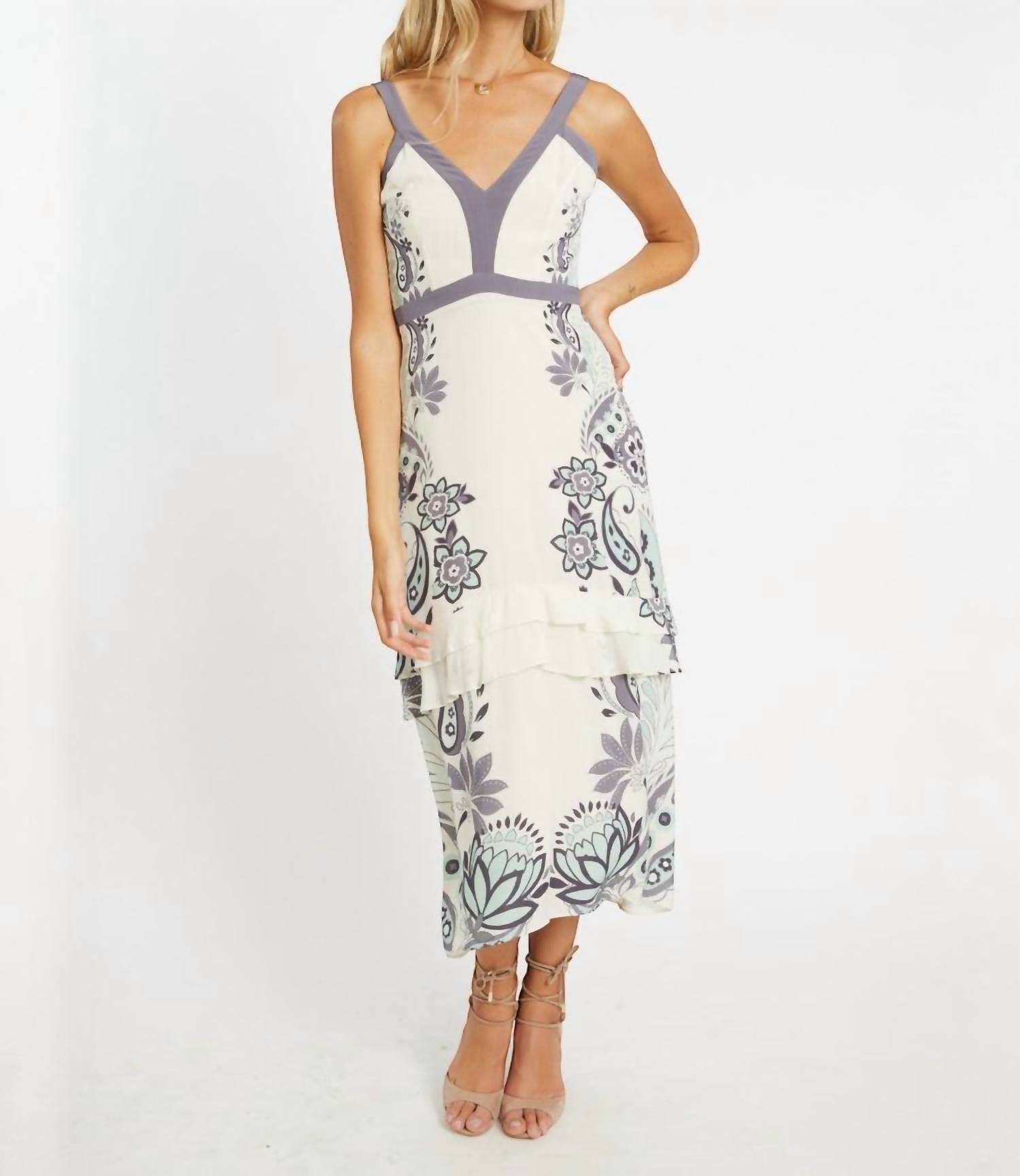 Caballero - Sana Protea Paisley Dress