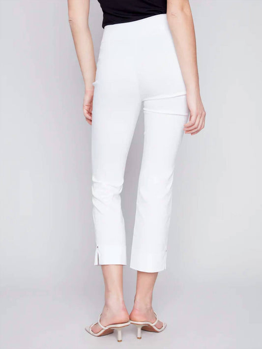 Charlie B - Capri Pants With Slit
