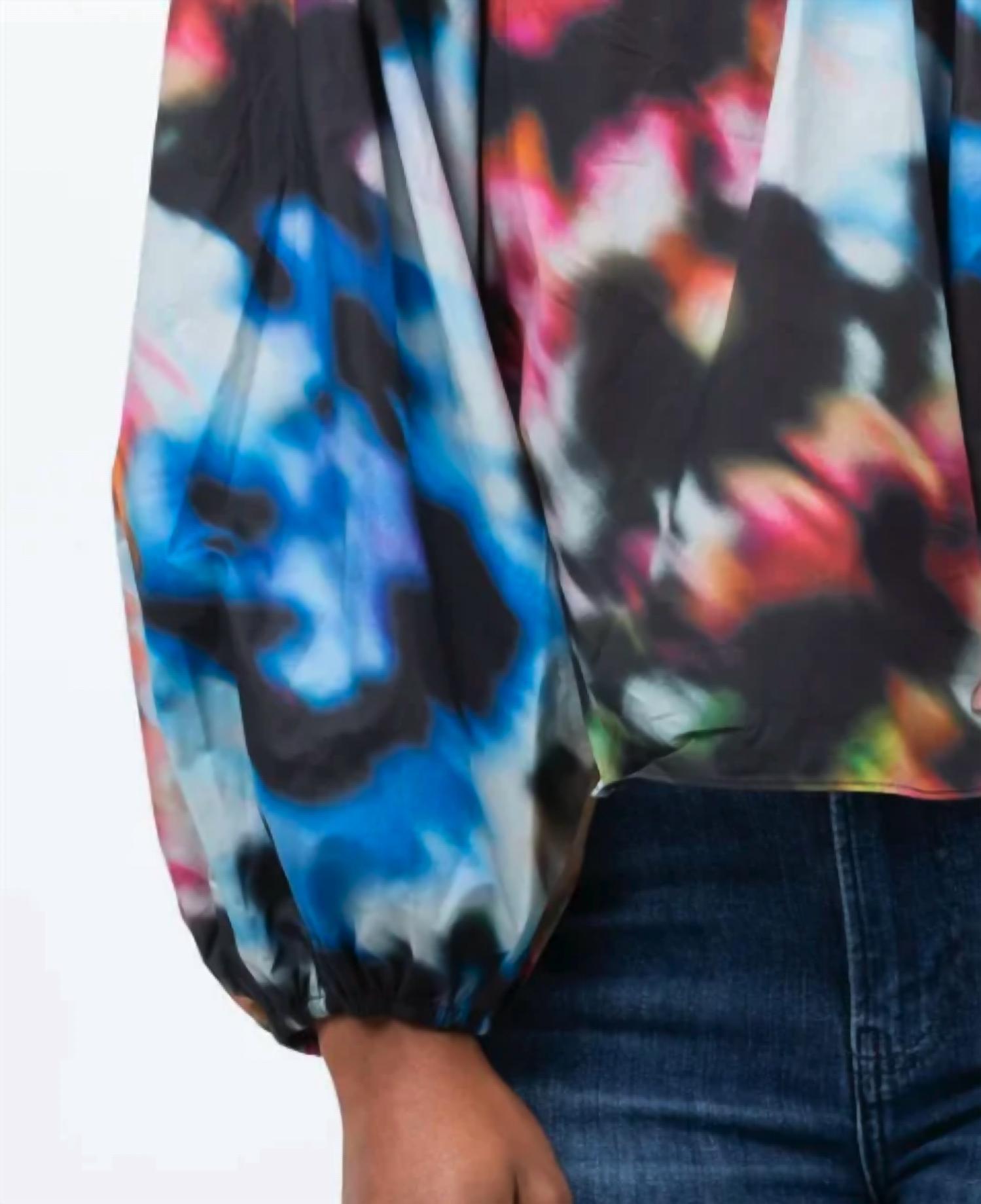 Ulla Johnson Ardith Blouse in aura - women's blouse - detail view