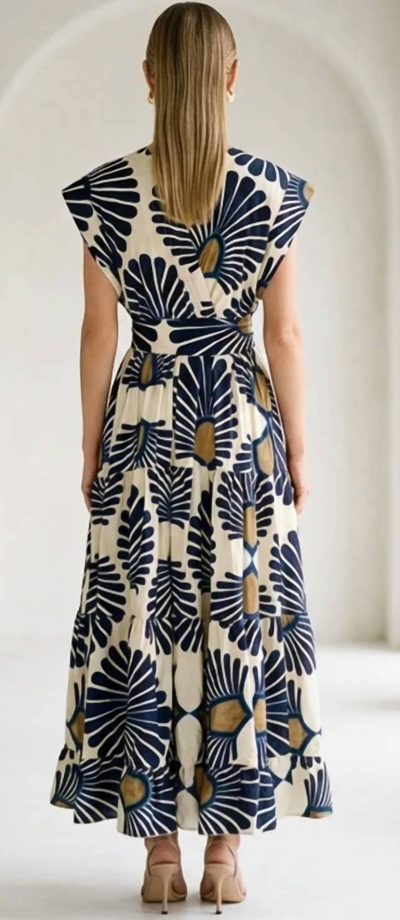 Sofia - Tahoe Tiered Midi Dress