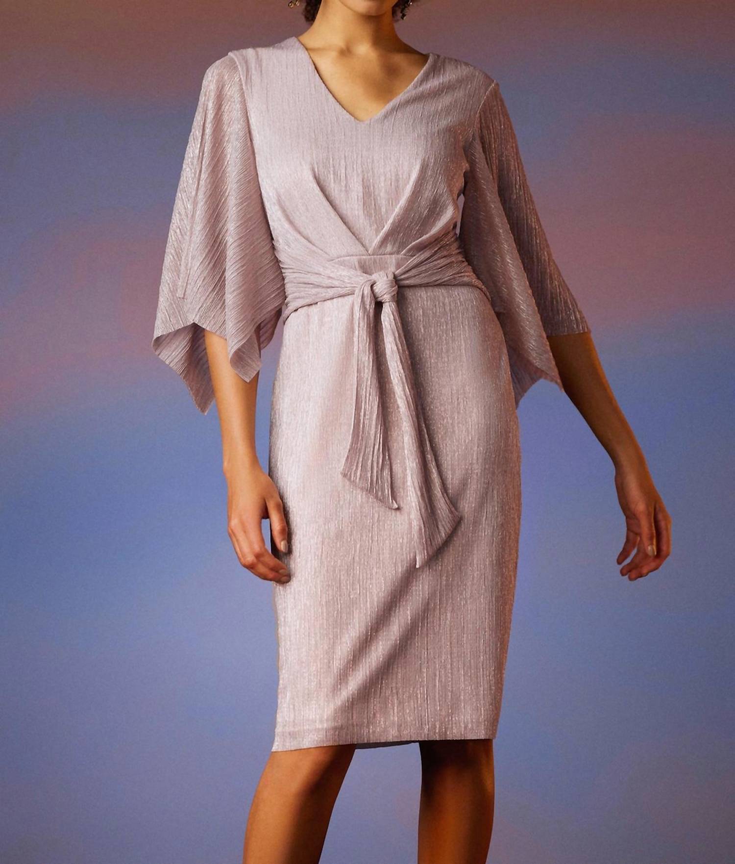 Joseph Ribkoff - Front Tie Midi Dress